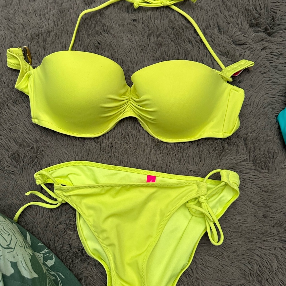 Vibrant Yellow Bikini Set